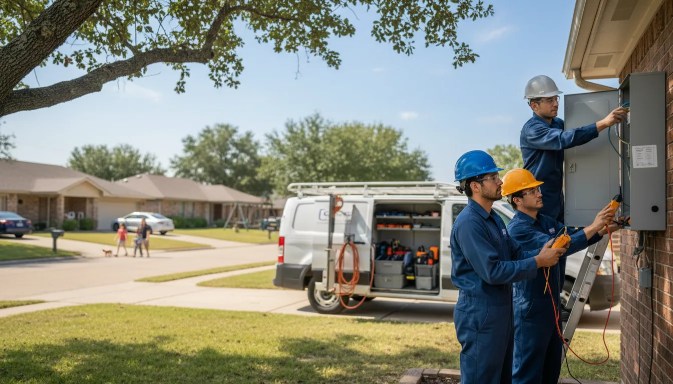 Certified electrician providing emergency electrical services in Sargeant, MN